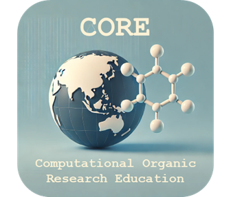 CORE: Computational Organic Research Education logo